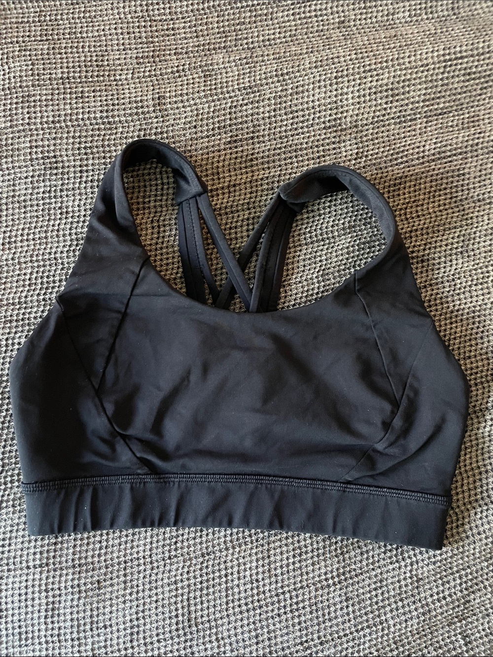 lululemon athletica Black Strappy Sports Bra